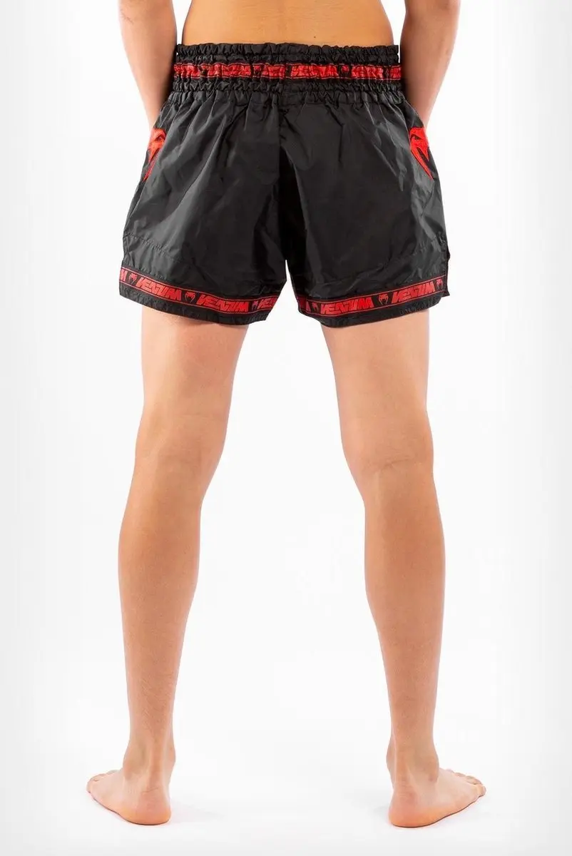 Venum Parachute Muay Thai Short XXL - Zwart/Rood