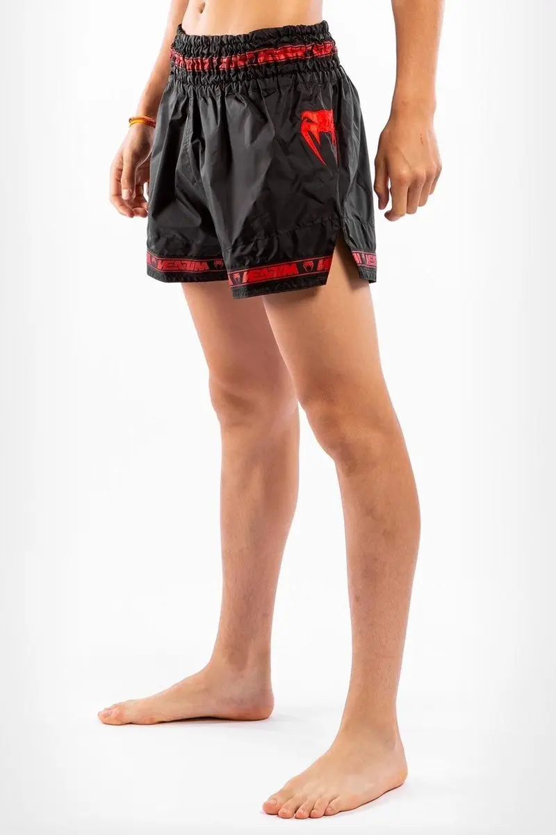 Venum Parachute Muay Thai Short XXL - Zwart/Rood