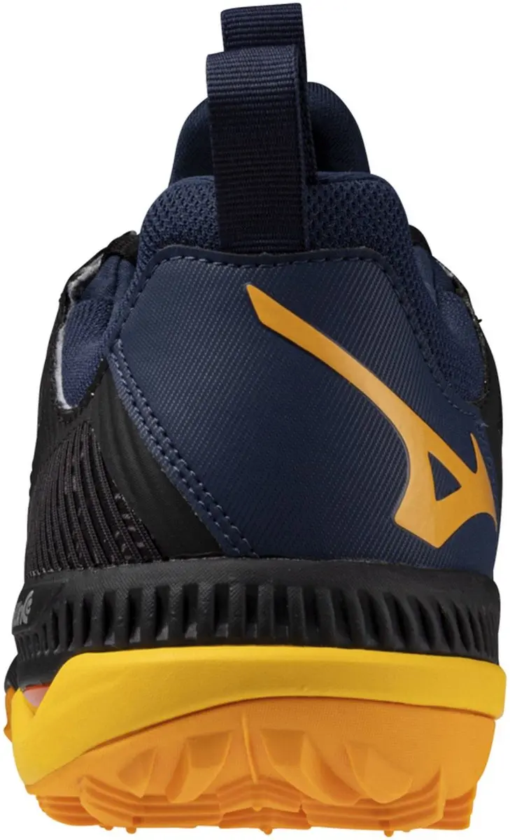 Mizuno Wave Panthera 2 Hockeyschoenen TF - 42 - Zwart/Dark Blauw/Wit/Orange