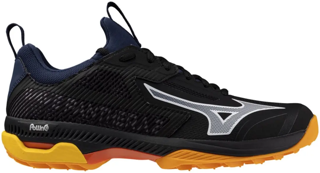 Mizuno Wave Panthera 2 Hockeyschoenen TF - 42 - Zwart/Dark Blauw/Wit/Orange
