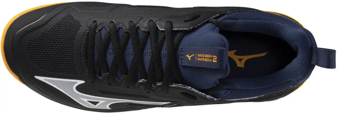 Mizuno Wave Panthera 2 Hockeyschoenen TF - 42 - Zwart/Dark Blauw/Wit/Orange