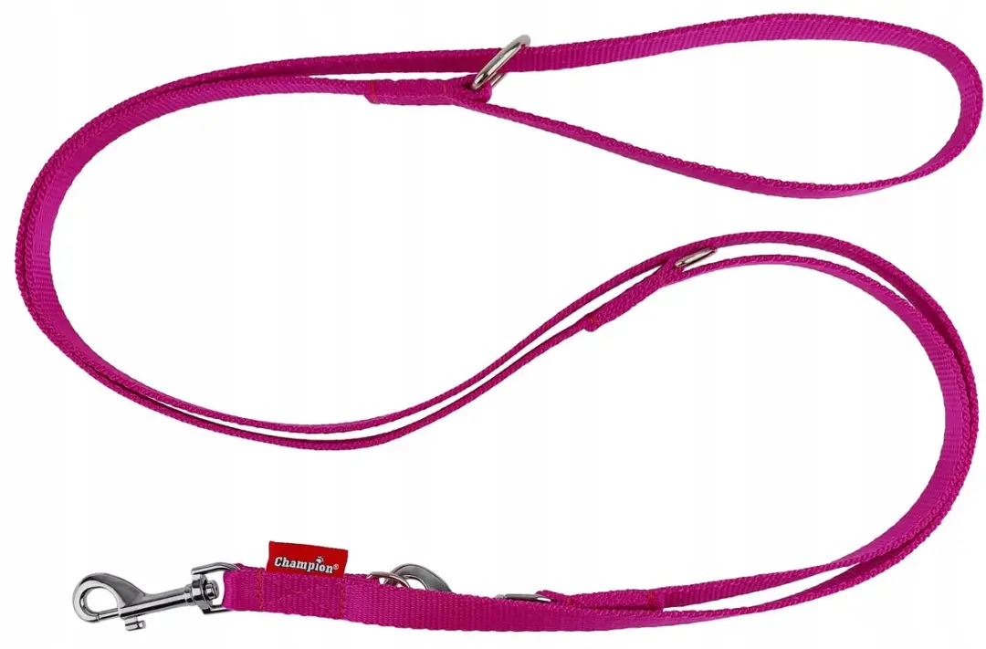 Champion Verstelbaar Hondensnoer 225cm - Fuchsia