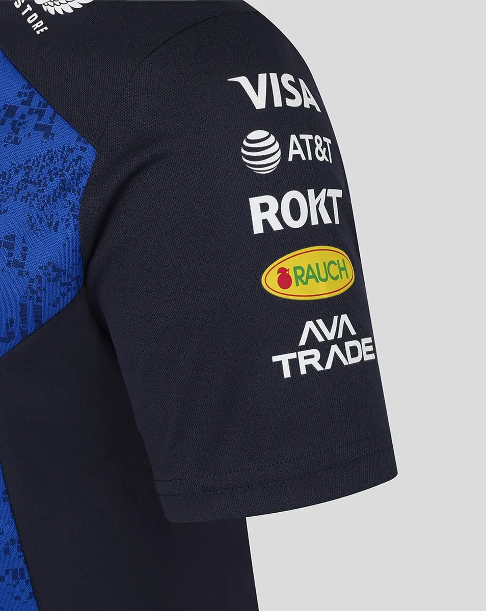 Castore Oracle Red Bull Racing Polo 2026 - Max Verstappen - Blauw M