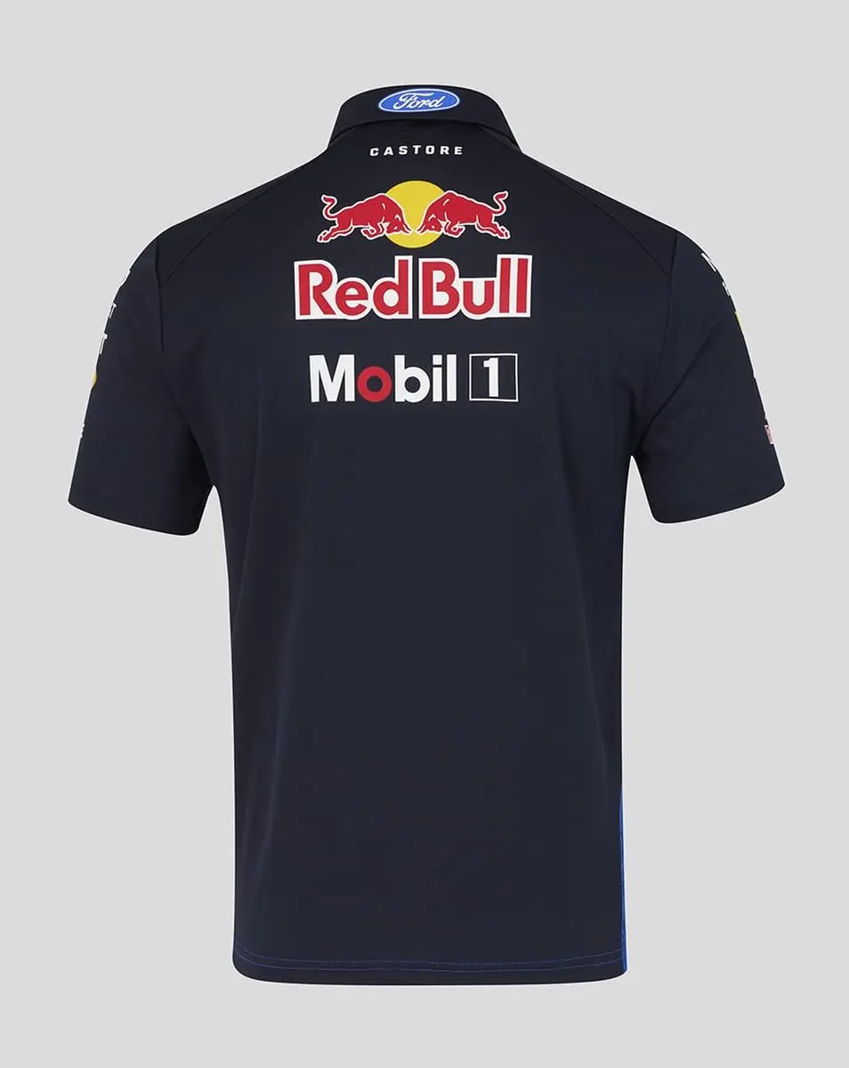 Castore Oracle Red Bull Racing Polo 2026 - Max Verstappen - Blauw M
