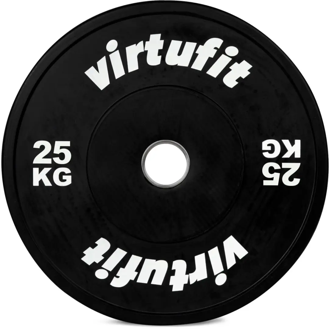 Virtufit Olympische Bumper Plate Halterset 170kg - Zwart