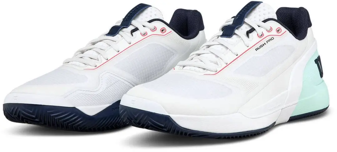 Wilson Rush Pro 5 Clay Tennisschoen Heren - Wit