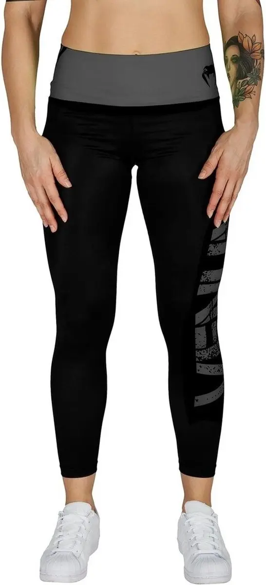 Venum Dames Power Sportlegging - L - Zwart/Grijs
