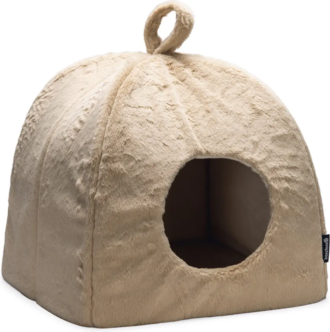 Beeztees Moza Kattenhuis - 40x40x40cm - Beige
