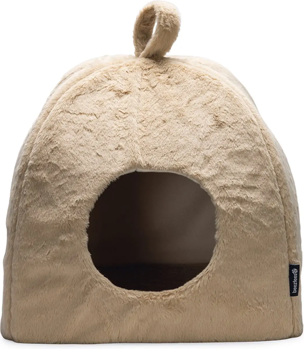 Beeztees Moza Kattenhuis - 40x40x40cm - Beige