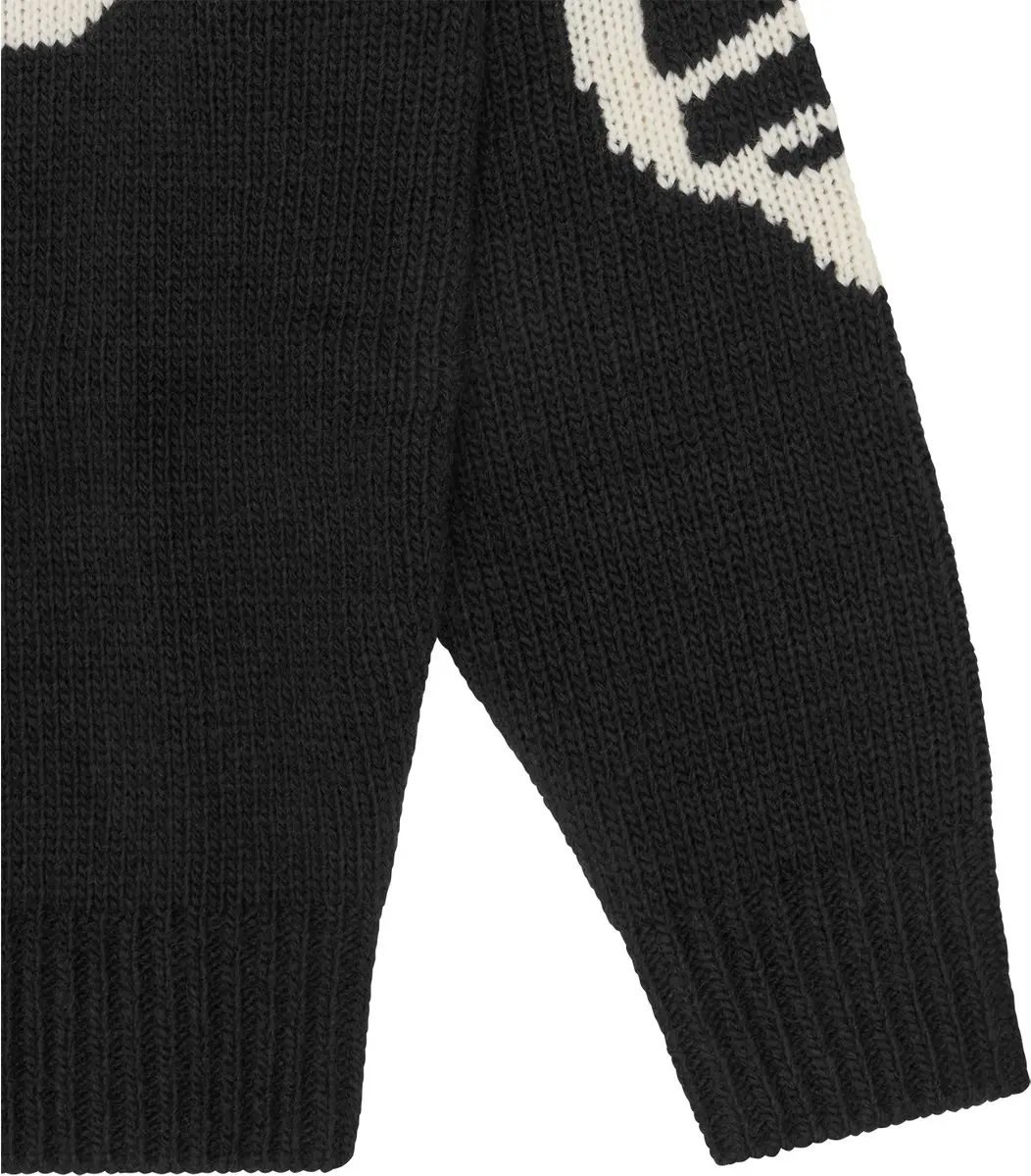 Icecream Knitted Dog Trui - Zwart - afbeelding 3 van 6