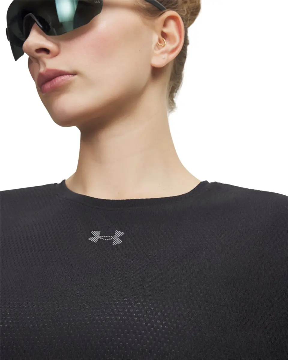 Under Armour UA Velociti Shortsleeve Dames Sportbroek XL - Zwart/Reflecterend