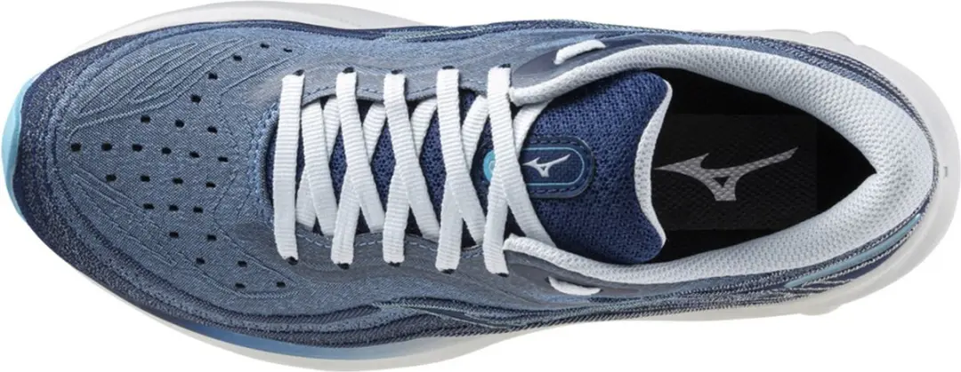 Mizuno Wave Skyrise 5 Hardloopschoenen Dames - 41 - Blauw/Lichtgrijs
