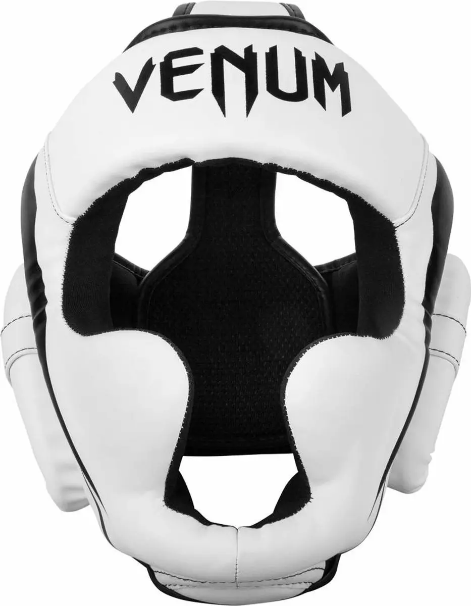 Venum ELITE Headgear Kickboks - Wit/Zwart