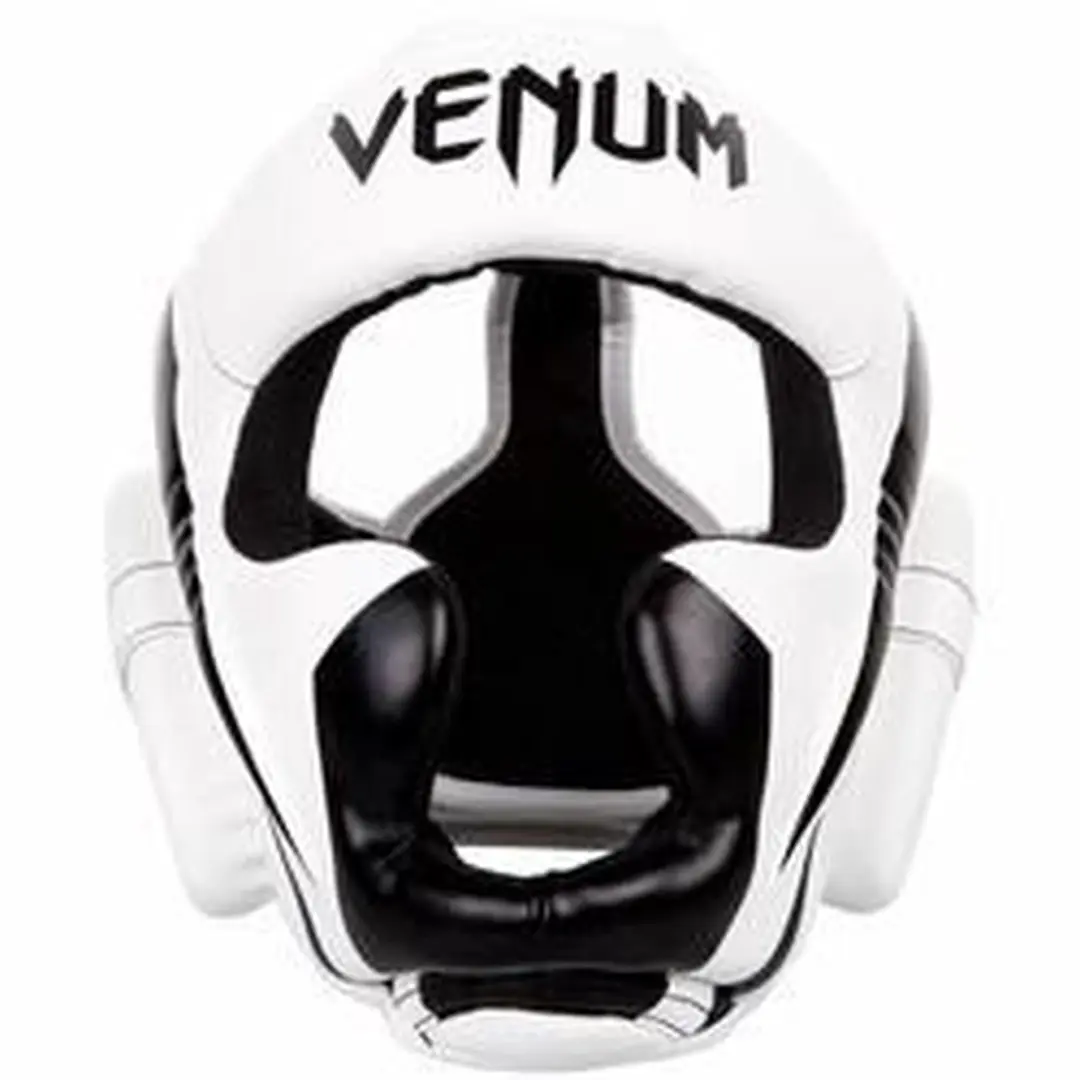 Venum ELITE Headgear Kickboks - Wit/Zwart