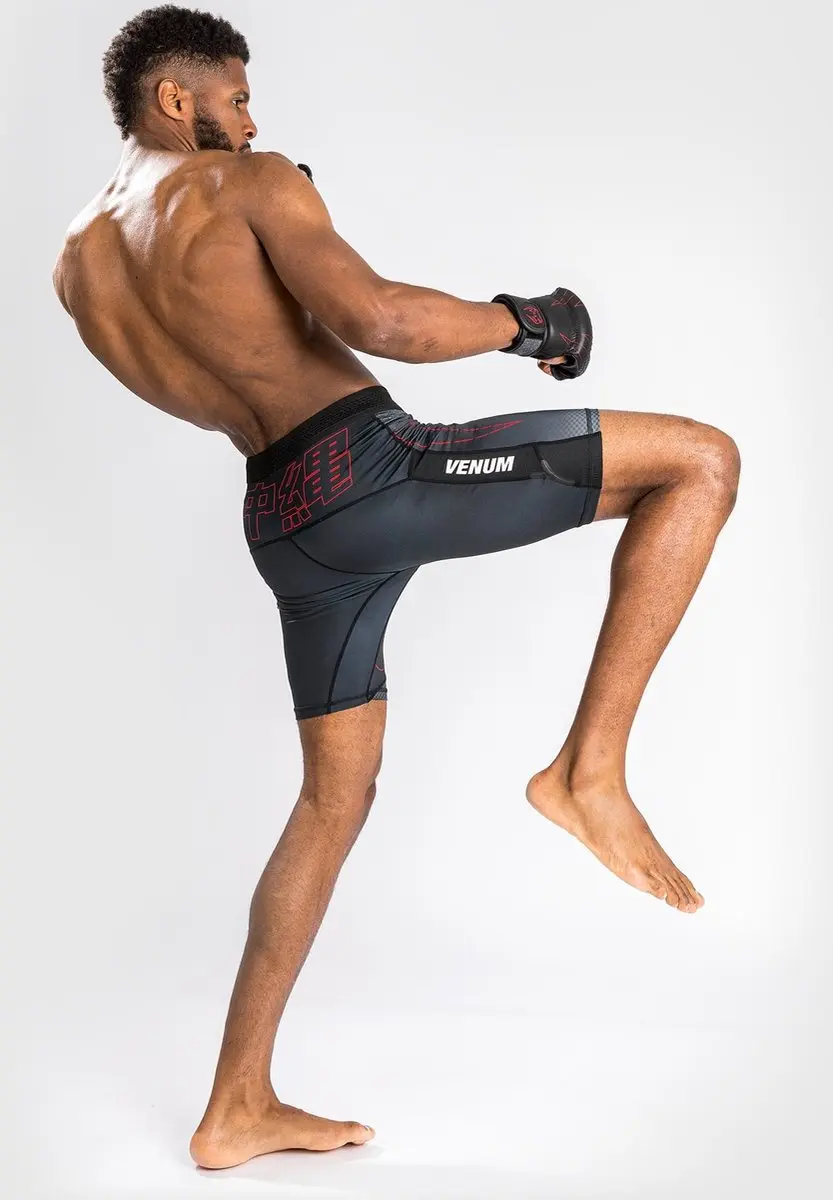 Venum Okinawa 3.0 Vale Tudo Short - XXL - Zwart/Rood