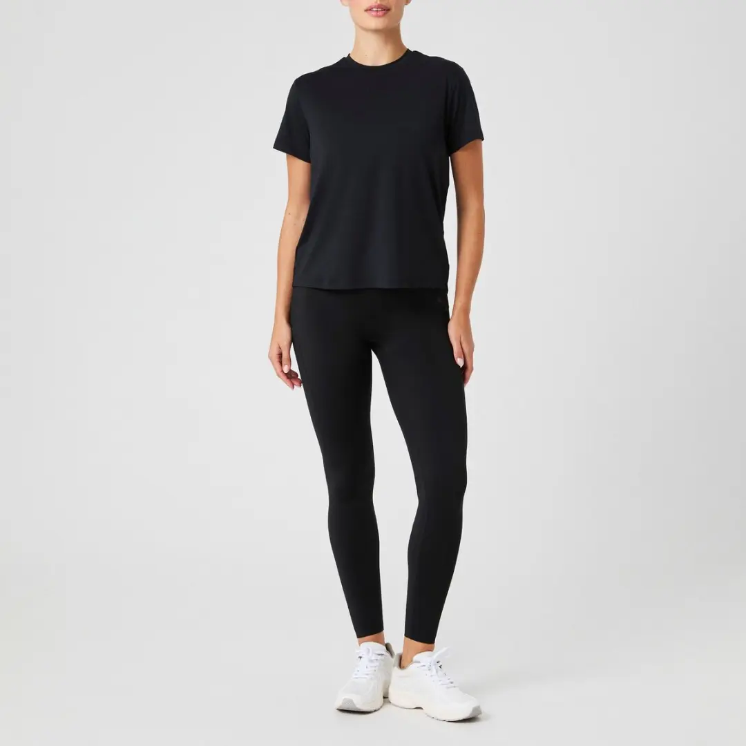 Björn Borg Sportshirt Dames Korte Mouwen - Zwart - XL