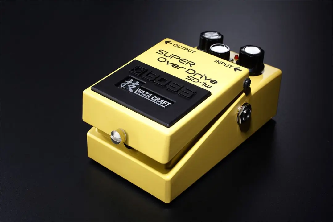 BOSS SD-1W Waza Craft Super Overdrive Pedal - Geel - afbeelding 3 van 6