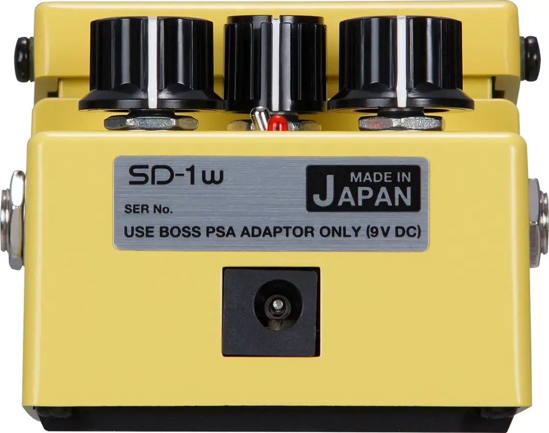 BOSS SD-1W Waza Craft Super Overdrive Pedal - Geel - afbeelding 5 van 6