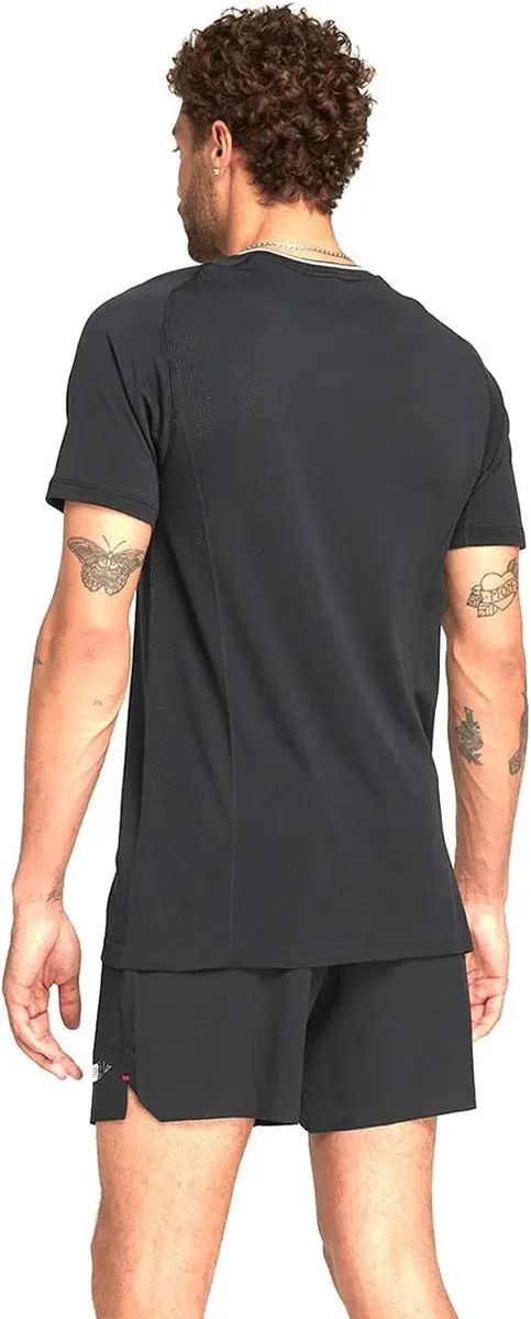 Wilson Series Seamless Crew 2.0 T-shirt - Zwart L