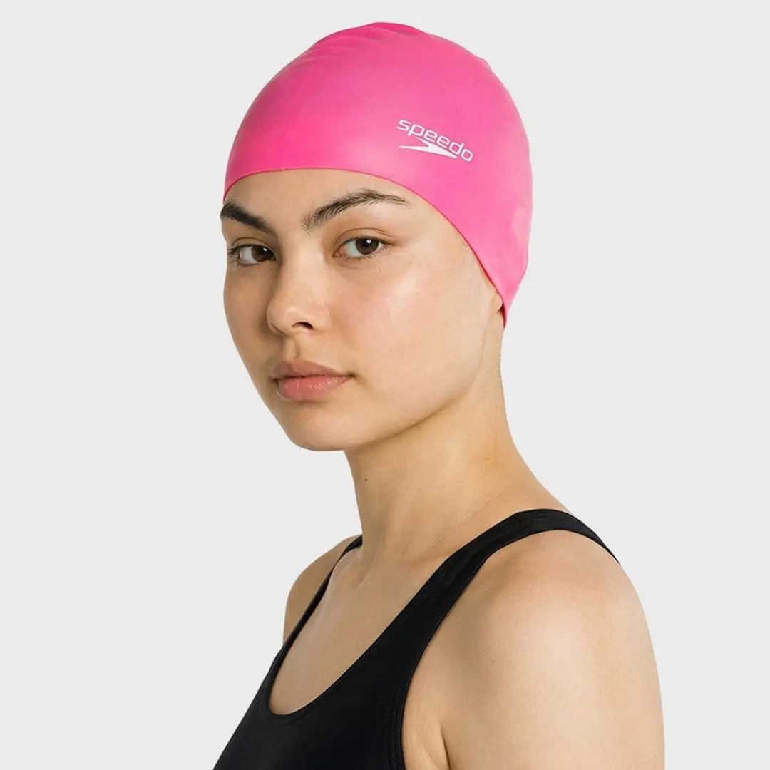 Speedo Long Hair Cap - Roze - One Size