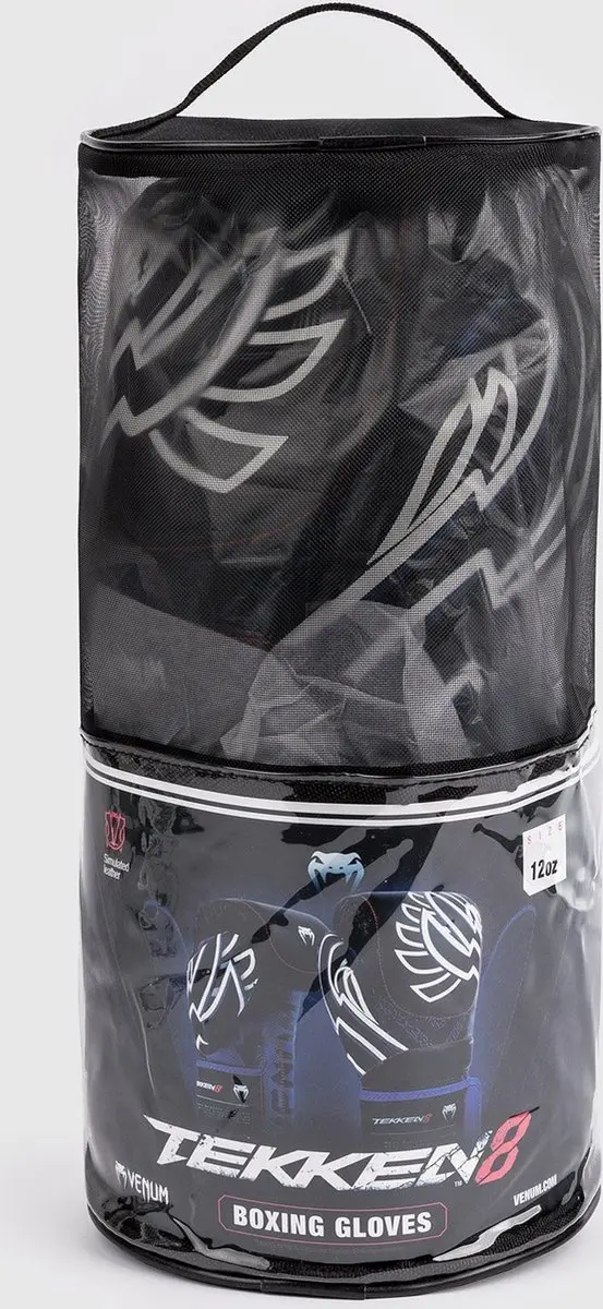 Venum x Tekken 8 Jin Kazama Bokshandschoenen 12 oz - Blauw/Zwart/Wit