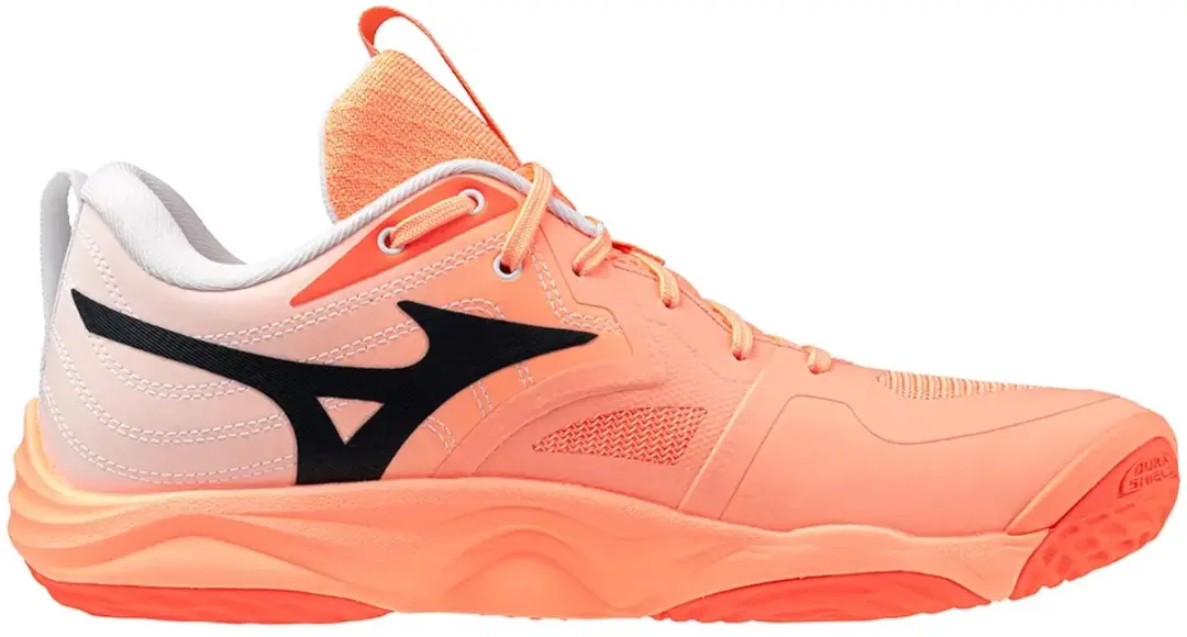 Mizuno Wave Momentum Elite Indoor Schoenen - 42.5 - Flamingo Koraal/Lava Oranje/Wit