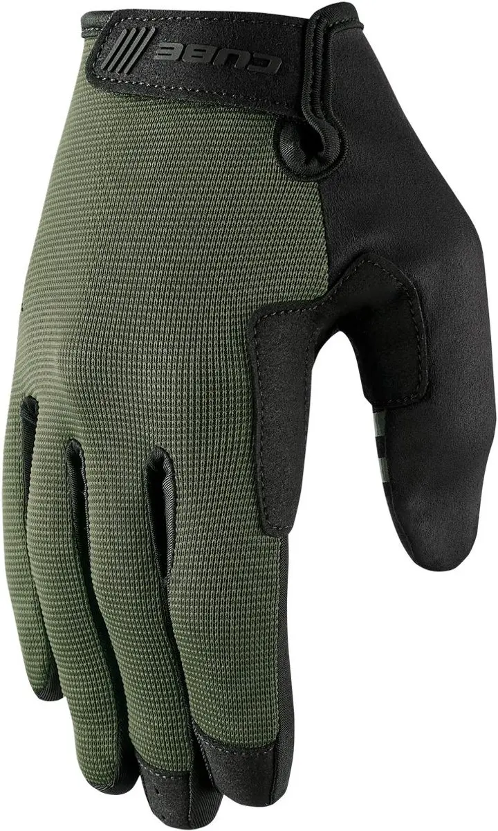 Cube Gravity Long Finger Handschoenen - XXL - Groen