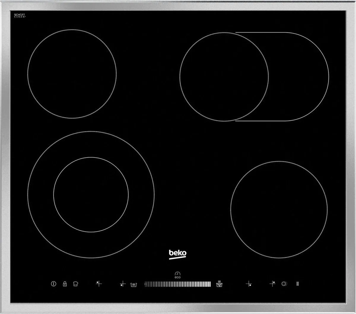 Beko HIC 64503 TX Keramische Kookplaat 60cm