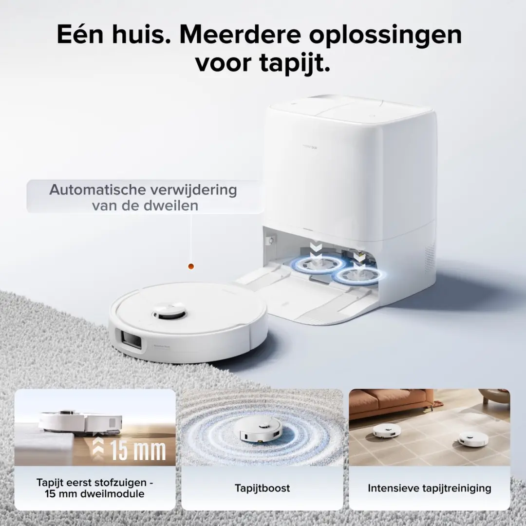Roborock Qrevo 2 Pro Robotstofzuiger - 25.000 Pa - Wit