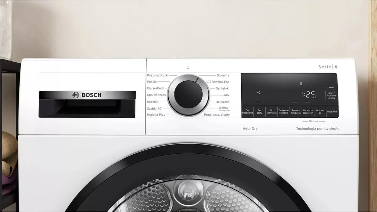 Bosch WQG233DKPL Warmtepompdroger 8 kg - Wit - afbeelding 6 van 6