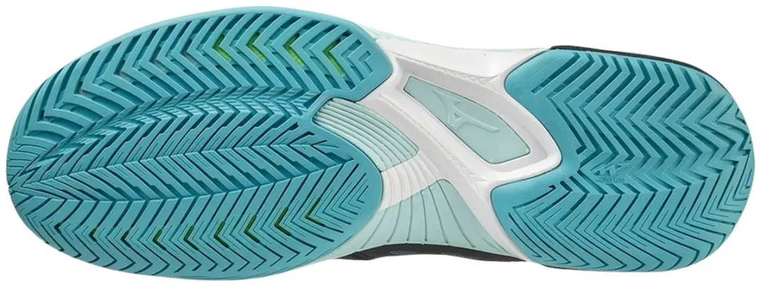 Mizuno Wave Exceed Tour 5 AC Tennisschoenen 44 - Zwart/Blauw/Rood