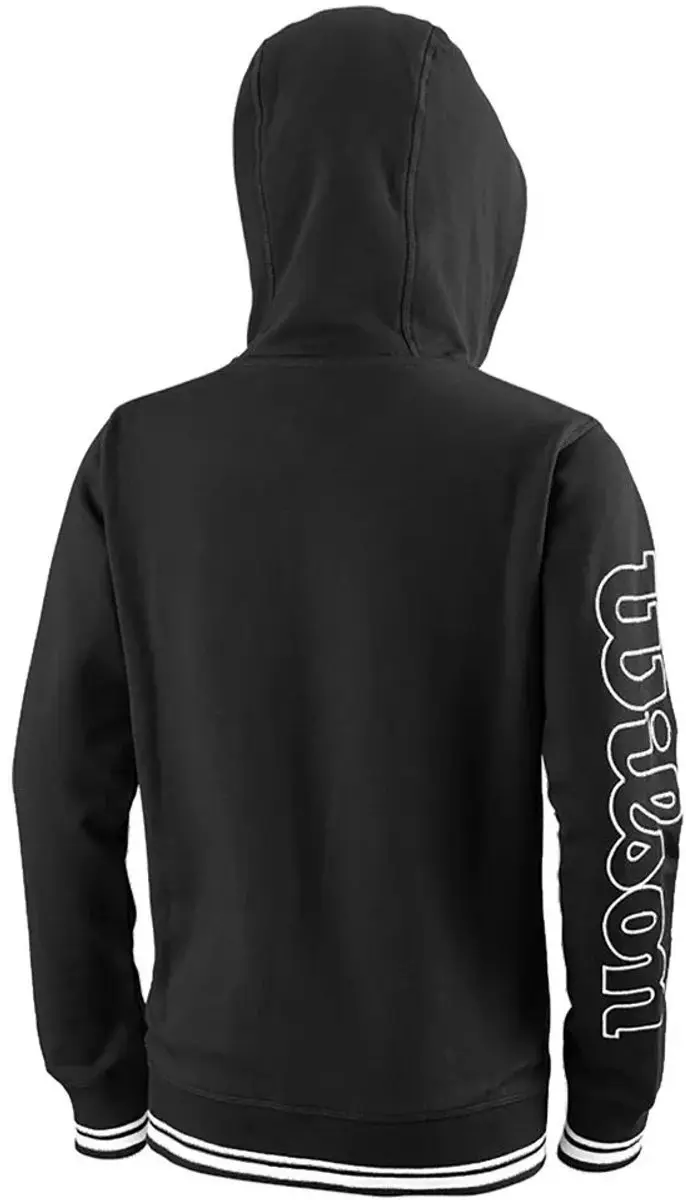 Wilson Team Sweatshirt met rits - M - Zwart