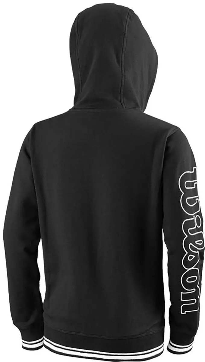 Wilson Team Sweatshirt met rits - M - Zwart