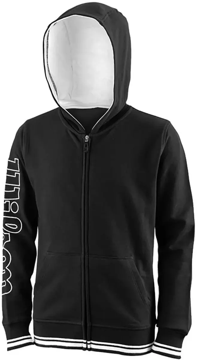 Wilson Team Sweatshirt met rits - M - Zwart