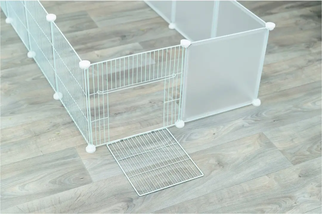 Trixie Indoorren Metaal/Kunststof Wit 140x70x35cm - afbeelding 3 van 6