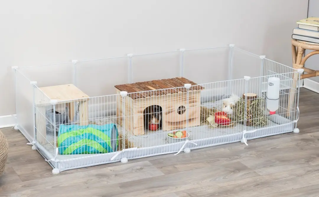 Trixie Indoorren Metaal/Kunststof Wit 140x70x35cm