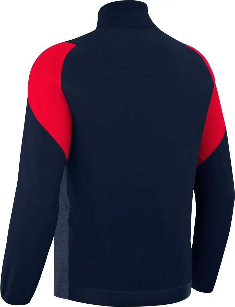 Macron Glory Vanir Top Full Zip Kinderen - Marine/Rood 7-8Y