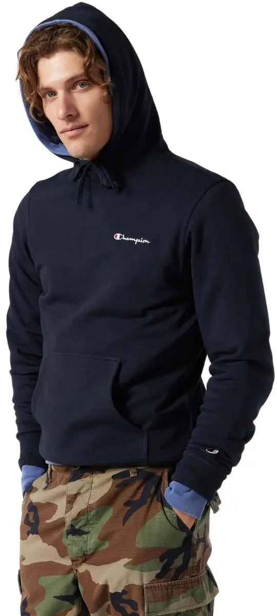 Champion Heren Hooded Sweatshirt - Donkerblauw L