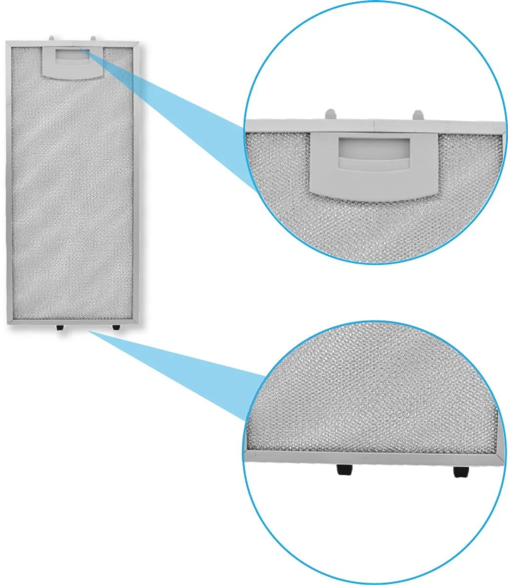 Bosch Metaalfilter 435204 350x165mm - Zilver