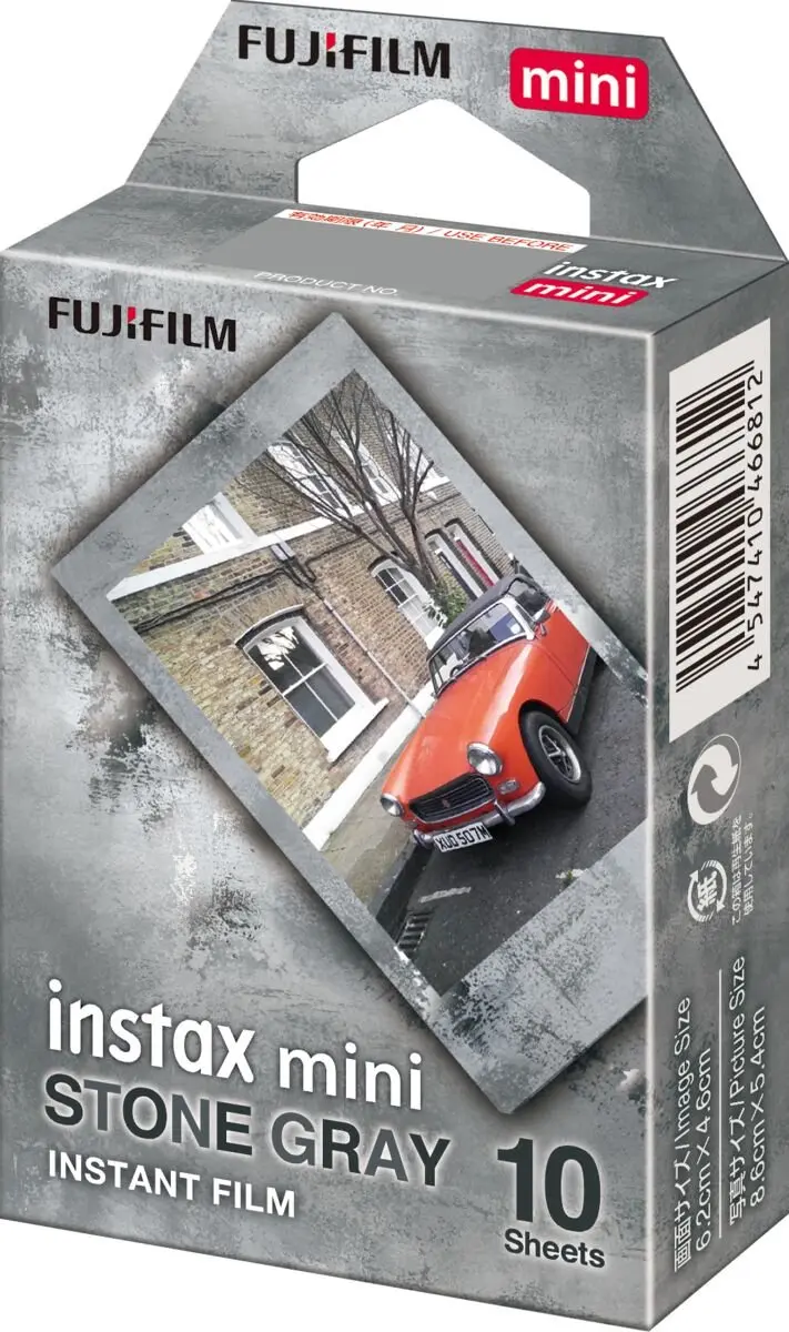 FUJIFILM instax Mini Film Stone Gray - 10 Stuks - afbeelding 2 van 6