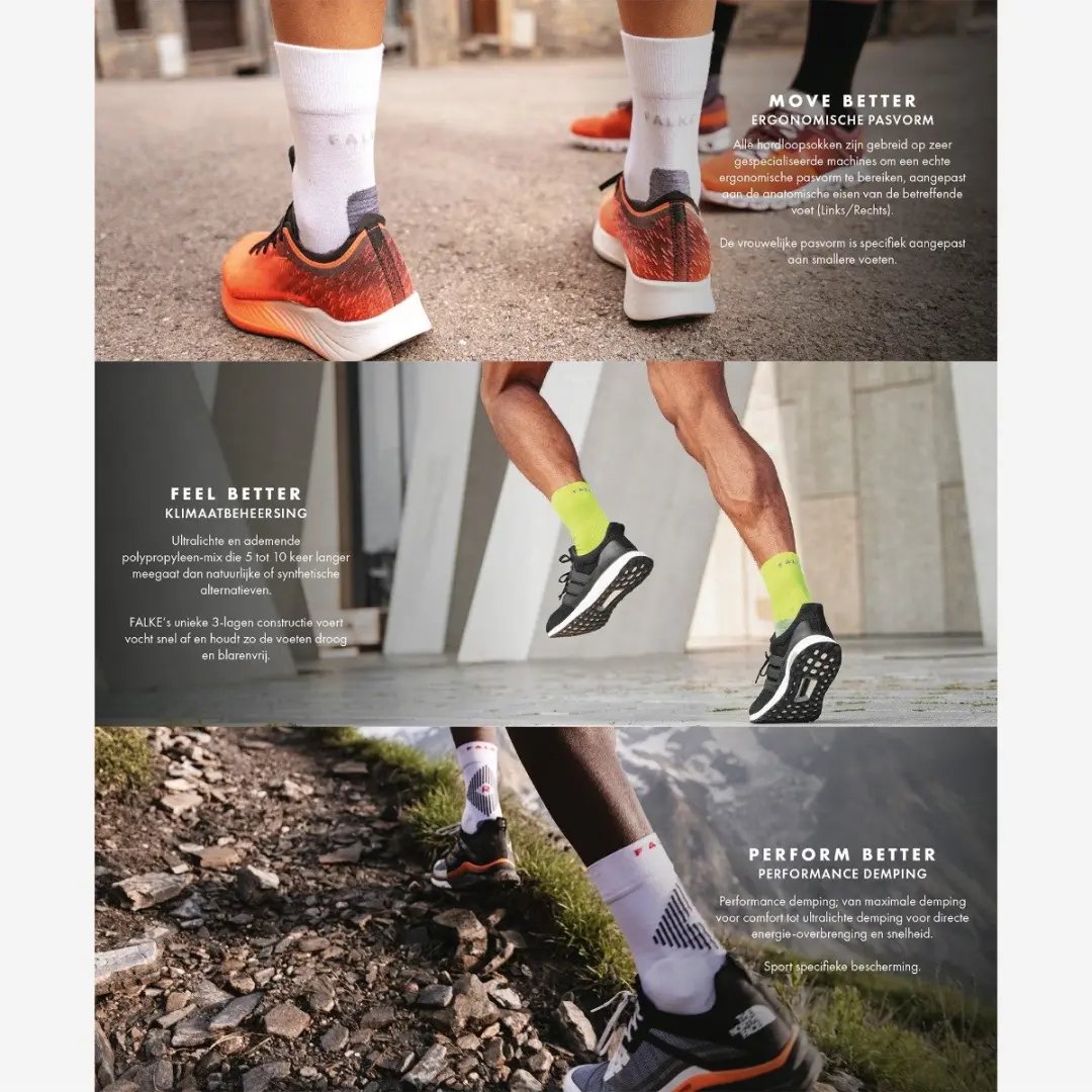 FALKE RU4 Cool Short Heren Hardloopsokken - Maat 42-43