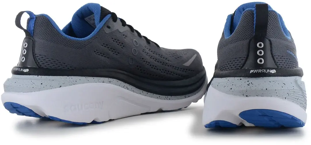 Saucony Hurricane 25 Hardloopschoenen Heren 43 - Donkergrijs/Wit