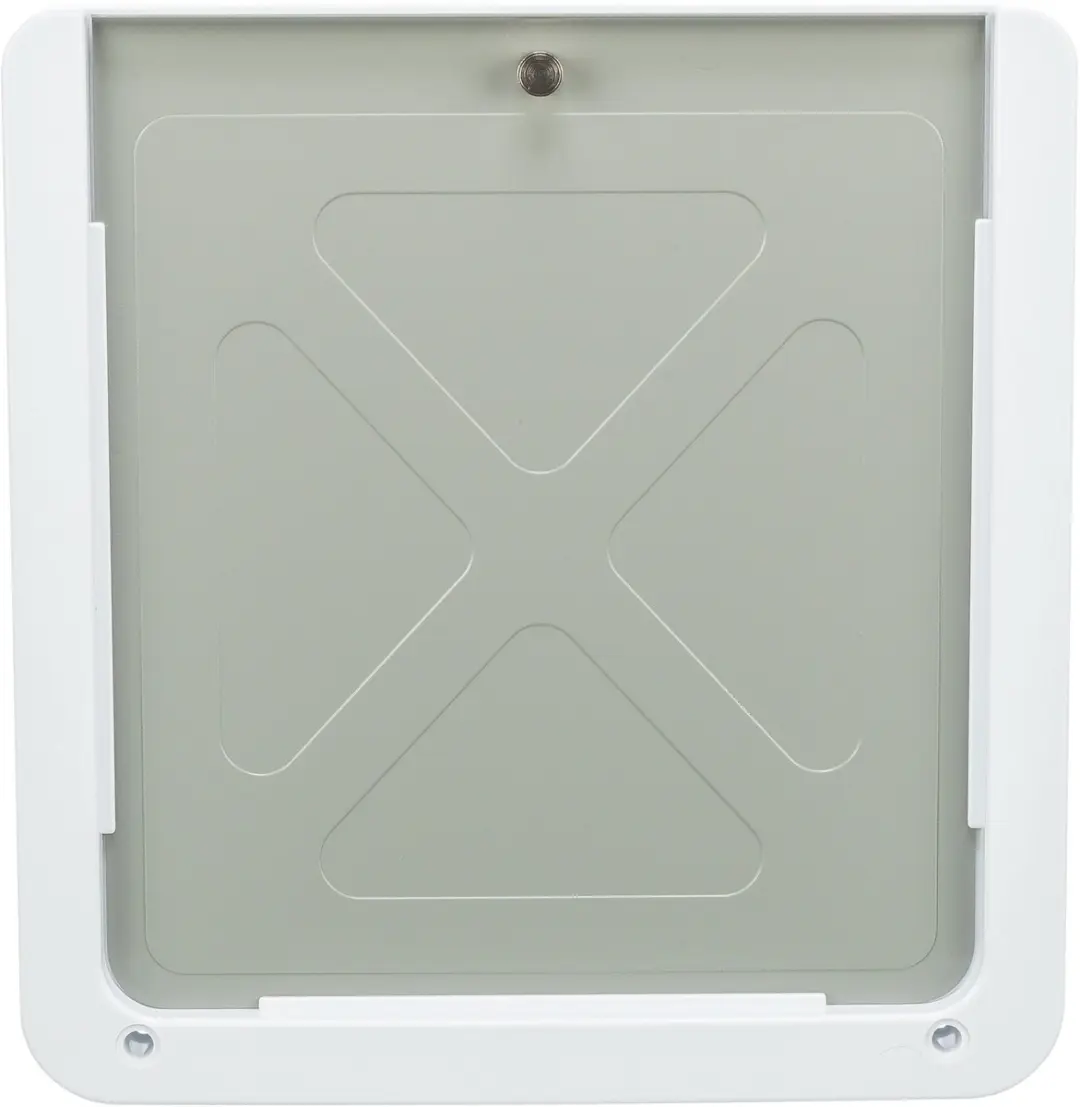 Trixie 2-Weg Hondenluik Wit S/M 30x36cm - afbeelding 5 van 6