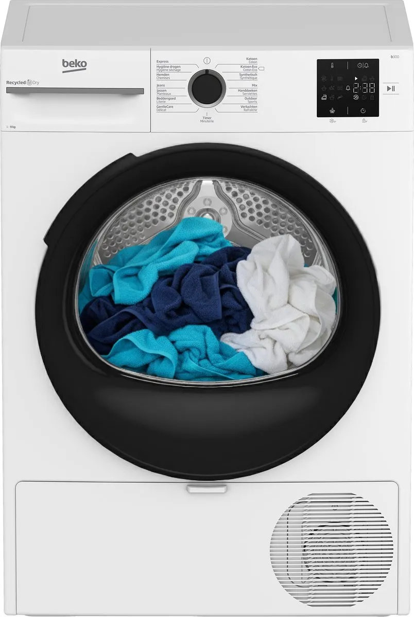 Beko BM3T3923W Warmtepompdroger 9kg