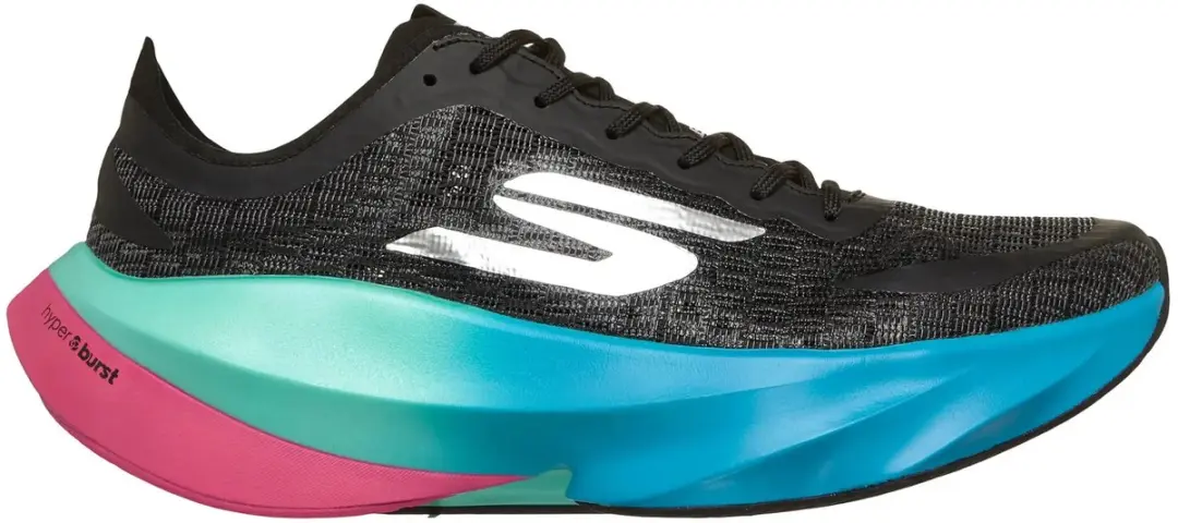 Skechers Aero Tempo Hardloopschoenen 42 - Blauw/Roze/Zwart