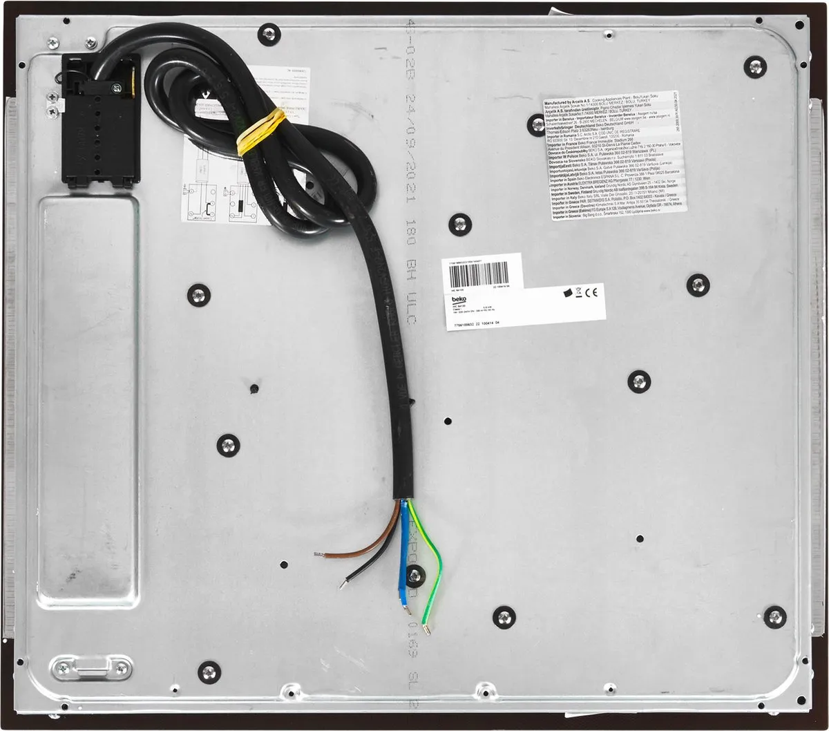 Beko HIC64100 Keramische Kookplaat - 4 Zones - Zwart