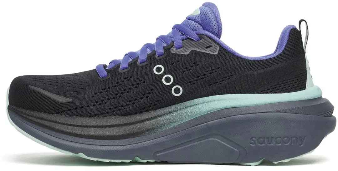 Saucony Hurricane 25 Hardloopschoenen Dames - 36 - Zwart/donkergrijs/paars/lichtblauw - afbeelding 6 van 6