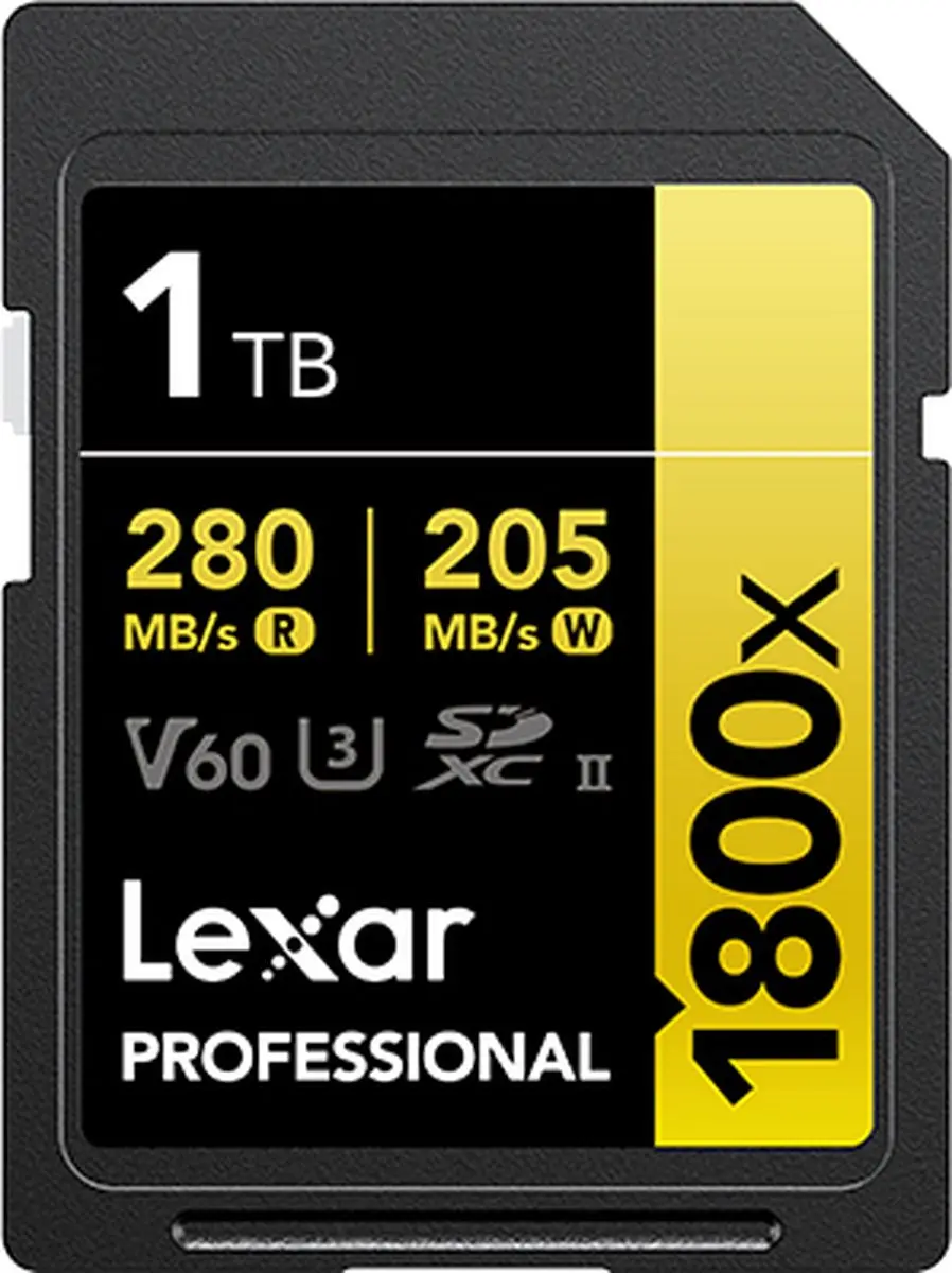 Lexar SD Pro Gold Series UHS-II 1800x 1TB