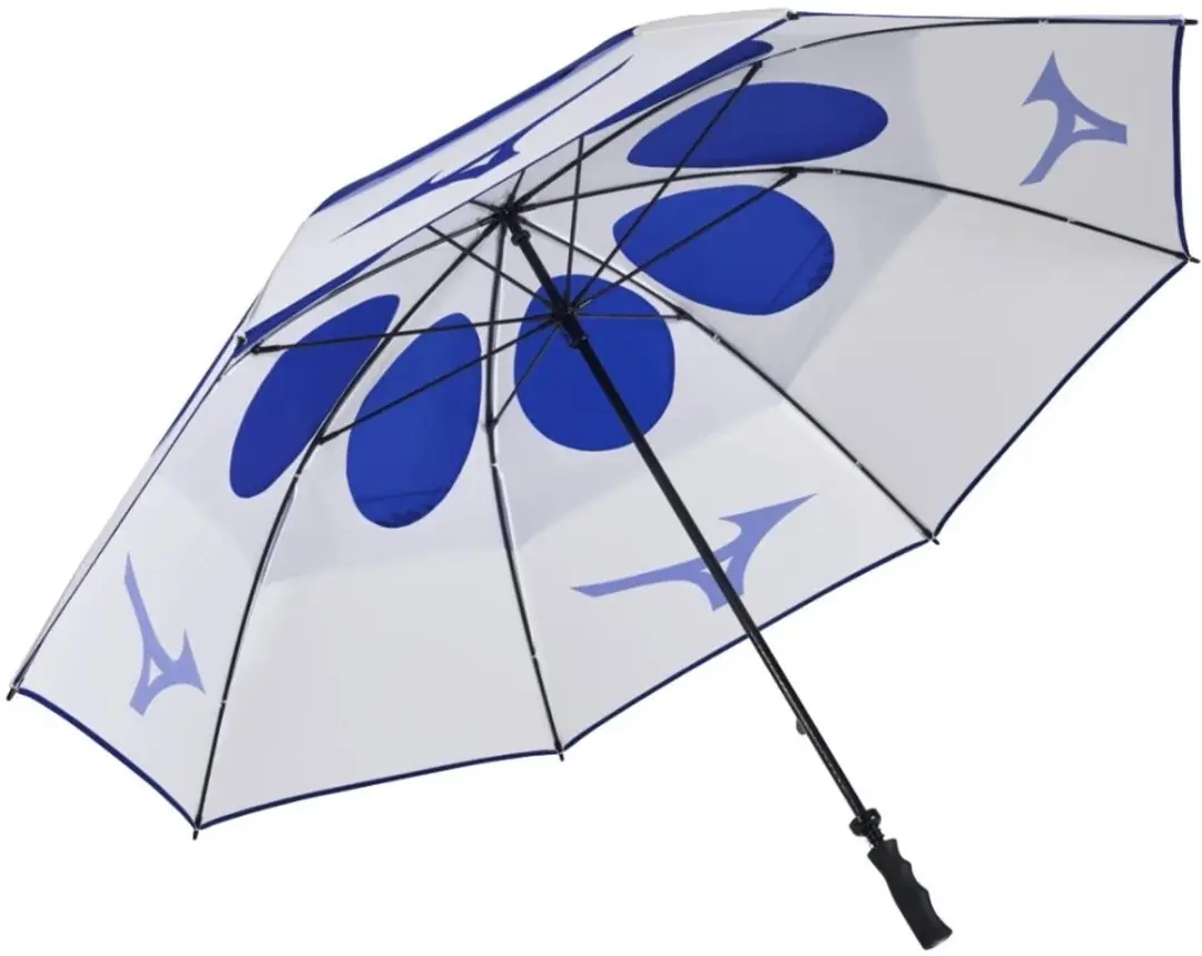 Mizuno Tour 68 Golfparaplu 2025 - Blauw/Wit