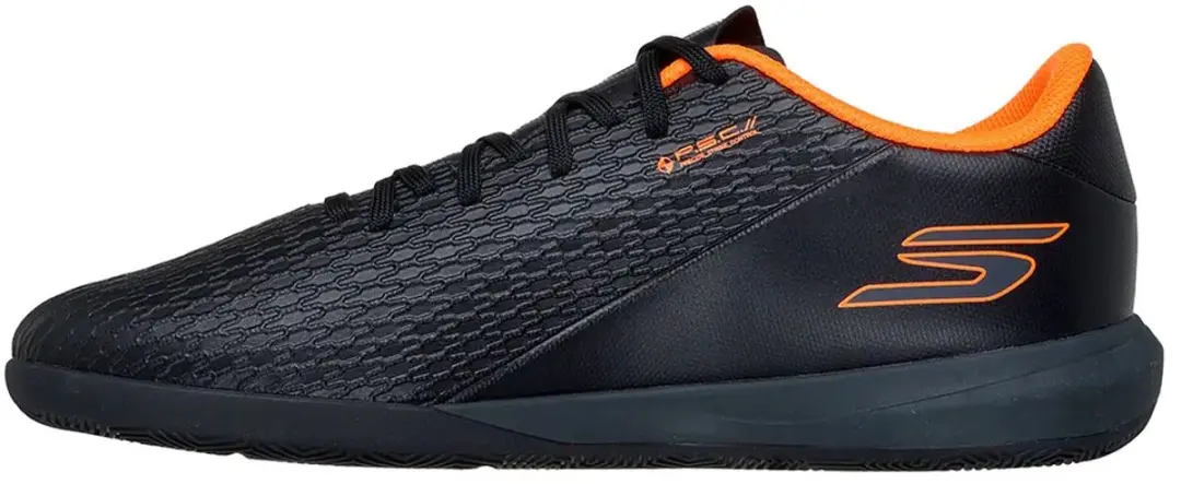 Skechers Club Ic Zaalschoenen 44.5 - Zwart/Orange